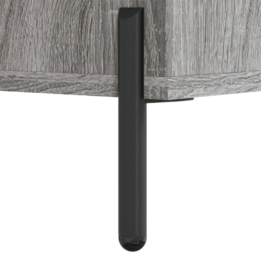 Buffet sonoma gris 69,5x34x90 cm bois d'ingénierie - 11
