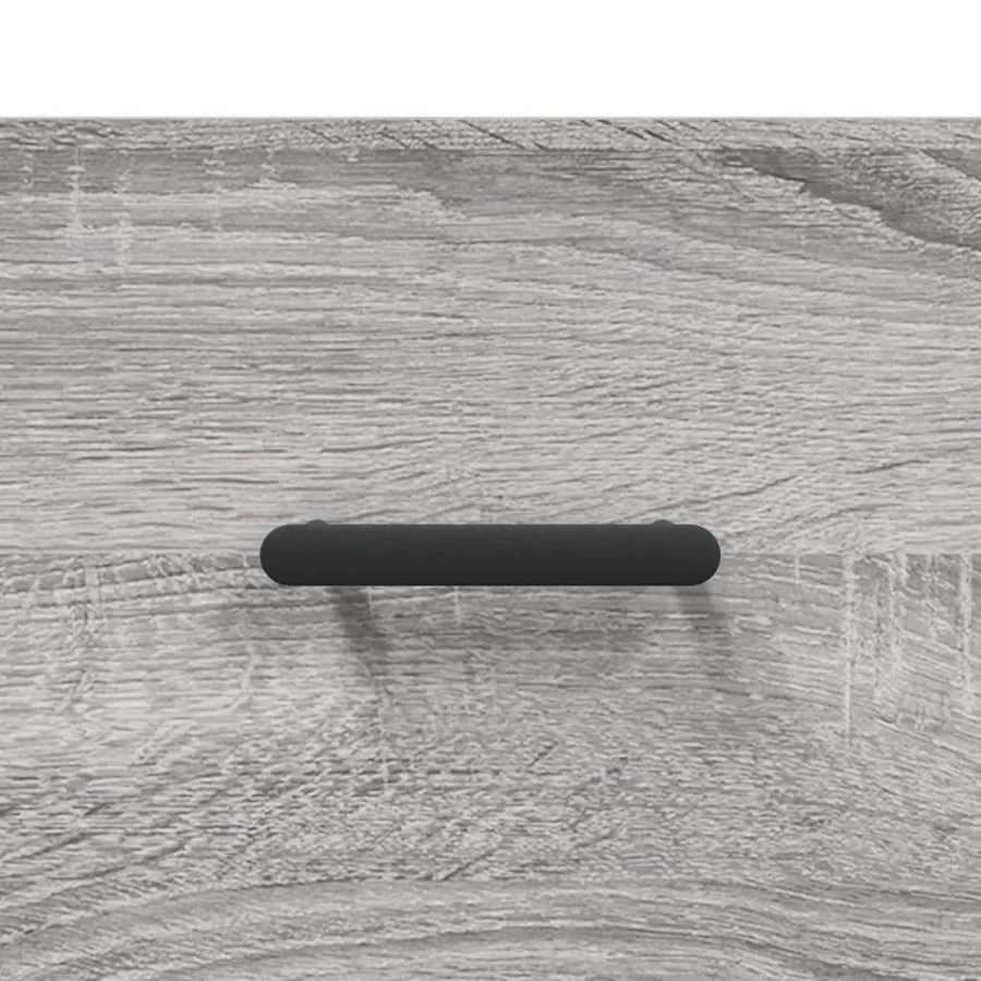 Buffet sonoma gris 69,5x34x90 cm bois d'ingénierie - 9