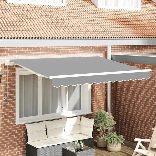 Cadre d'auvent Blanc 3 x 2 m Métal