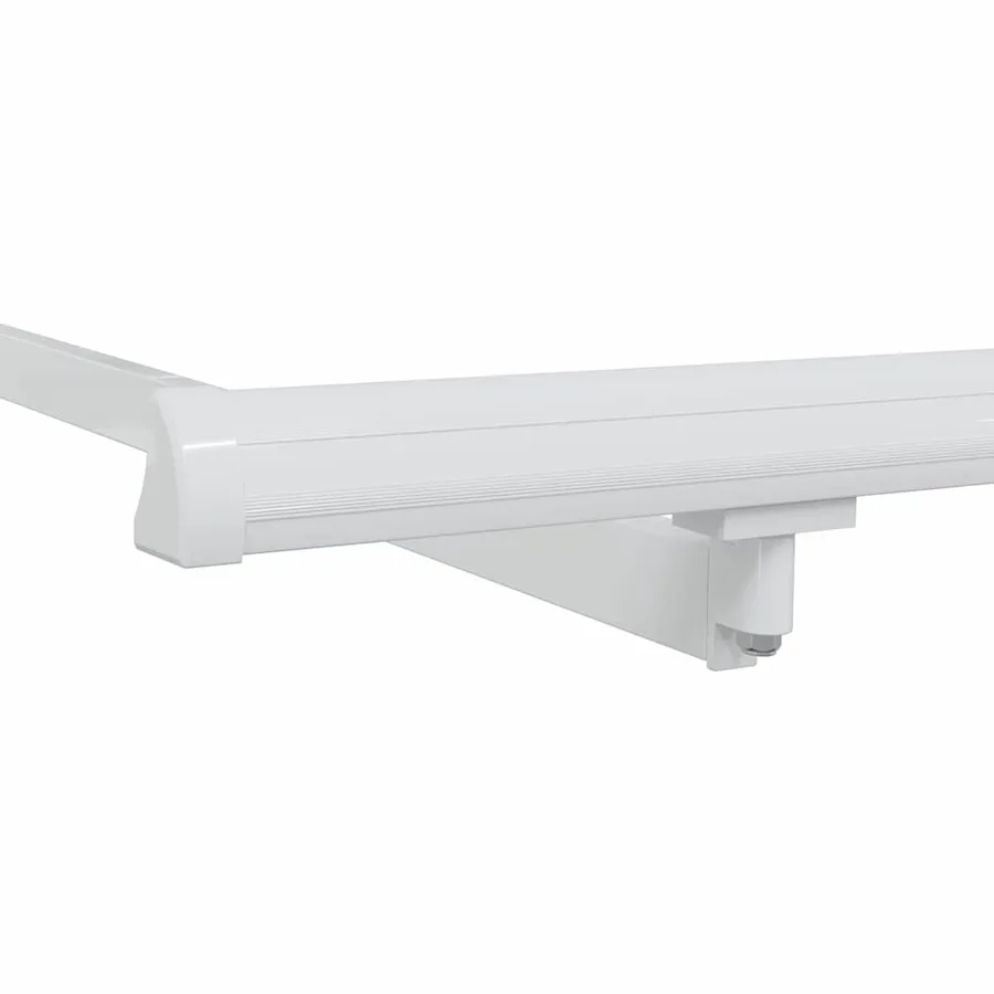 Cadre d'auvent Blanc 3 x 2 m Métal - 7