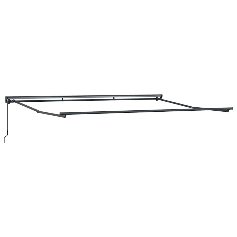 Cadre d'auvent Réglable Anthracite 4,5 × 3 m Acier - 2