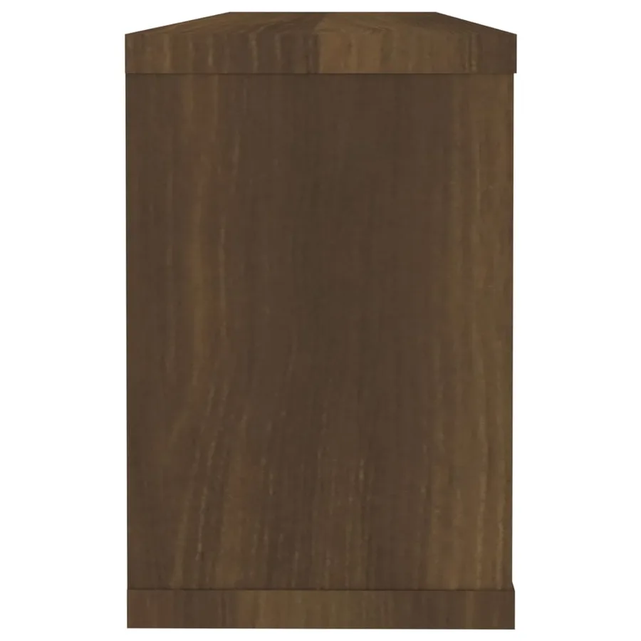 Étagères murales cube 2 pcs Chêne marron Bois d’ingénierie - 5