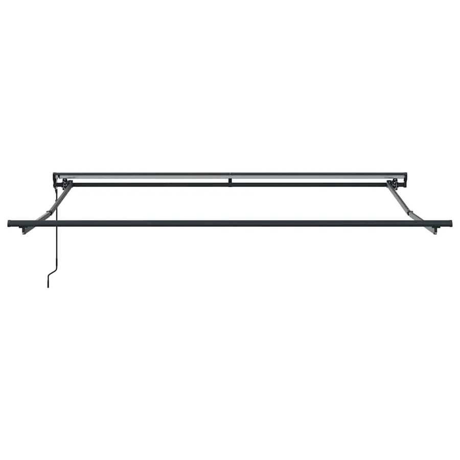 Cadre d'auvent Réglable Anthracite 3,5 x 2,5 m Acier - 4