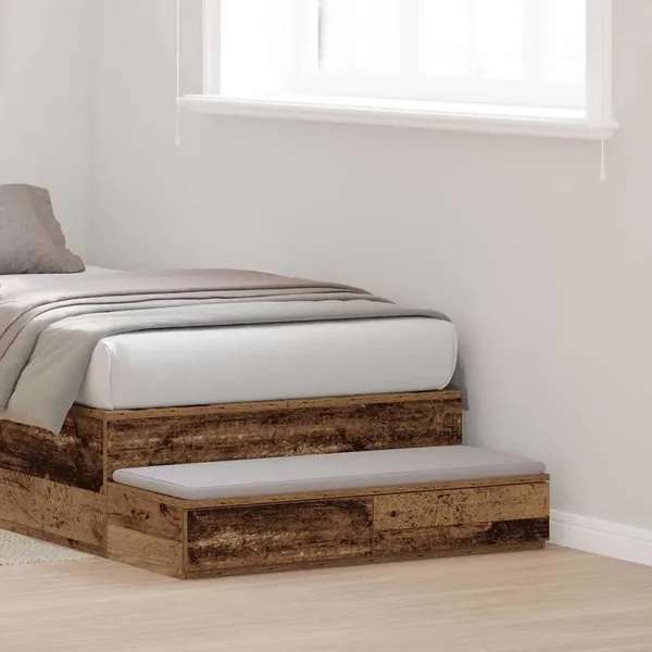 Tiroirs de lit avec tiroir Bois ancien 80 x 36,5 x 16,5 cm