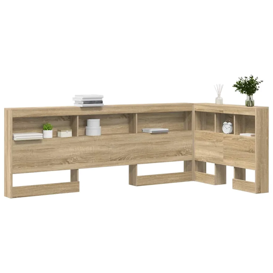 Tête de lit de rangement Chêne Sonoma 75 cm Bois d'ingénierie - 3