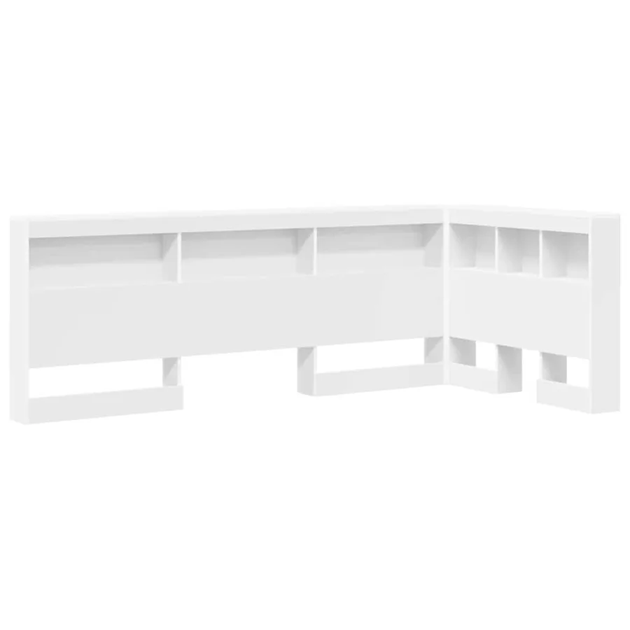 Tête de lit de rangement Blanc 75 cm Bois d'ingénierie - 2