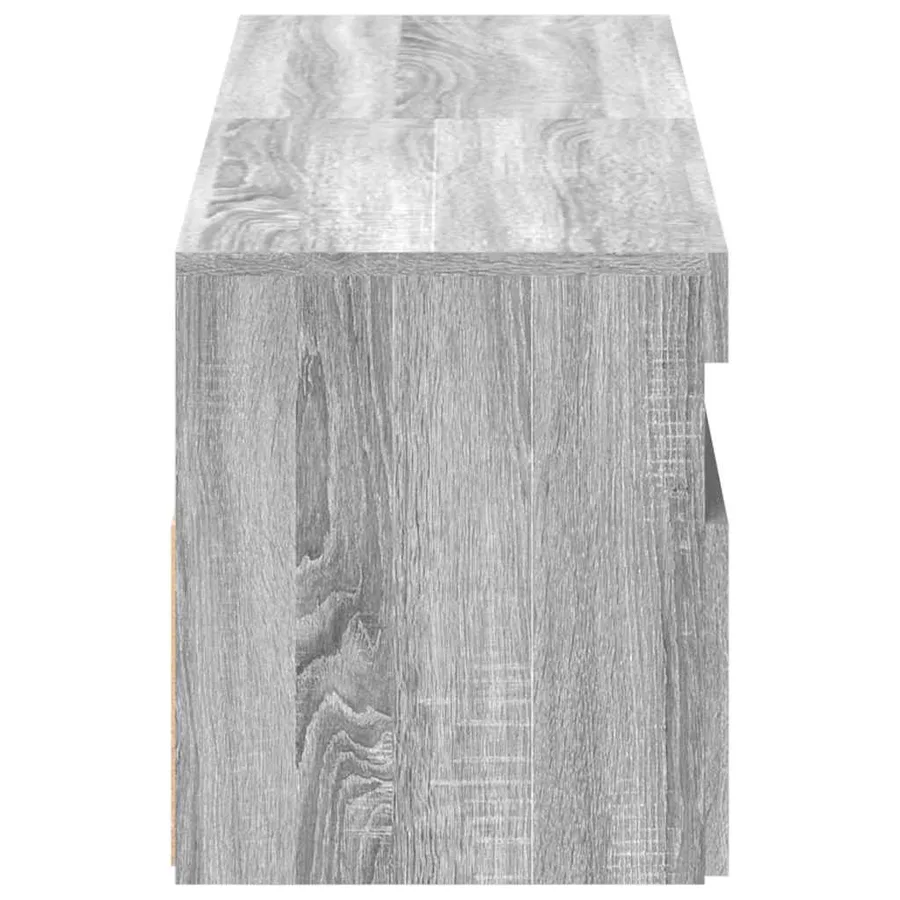 Meubles TV 2 pcs avec lumières LED Sonoma gris 60x35x40 cm - 10