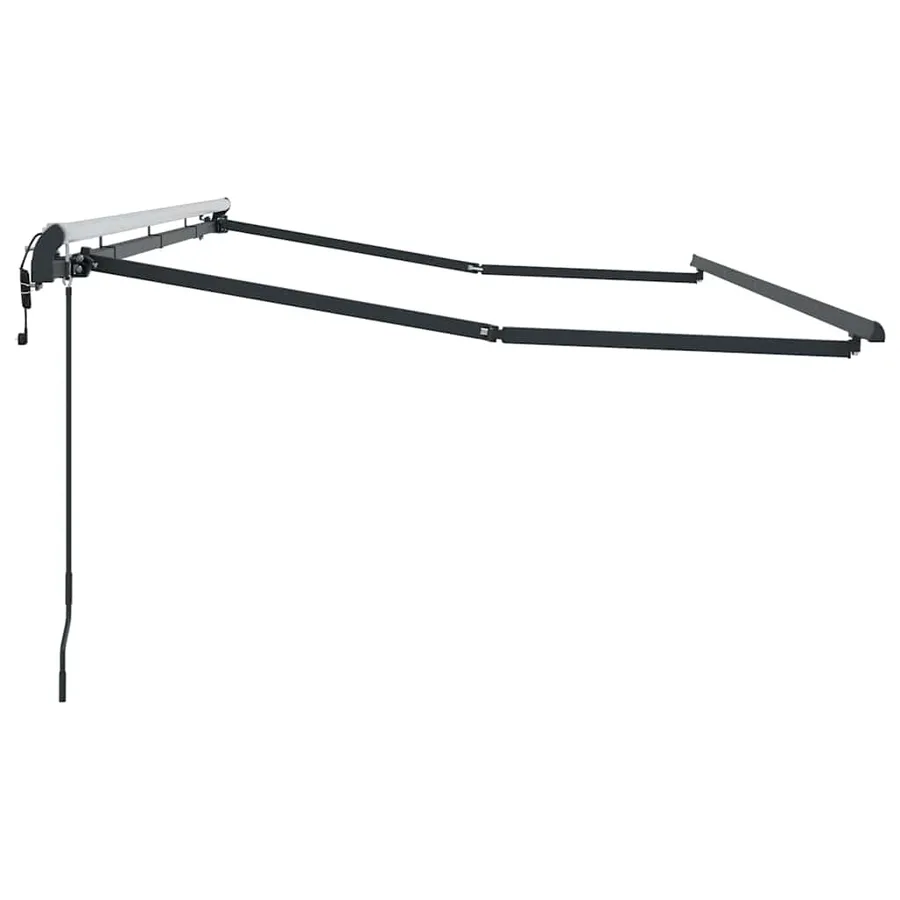 Cadre d'auvent Anthracite 4 x 2 m Métal - 5