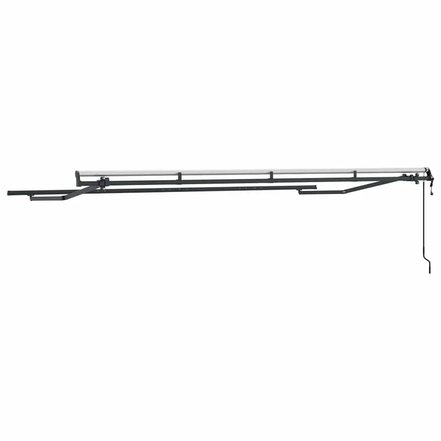 Cadre d'auvent Anthracite 4 x 2 m Métal - 6
