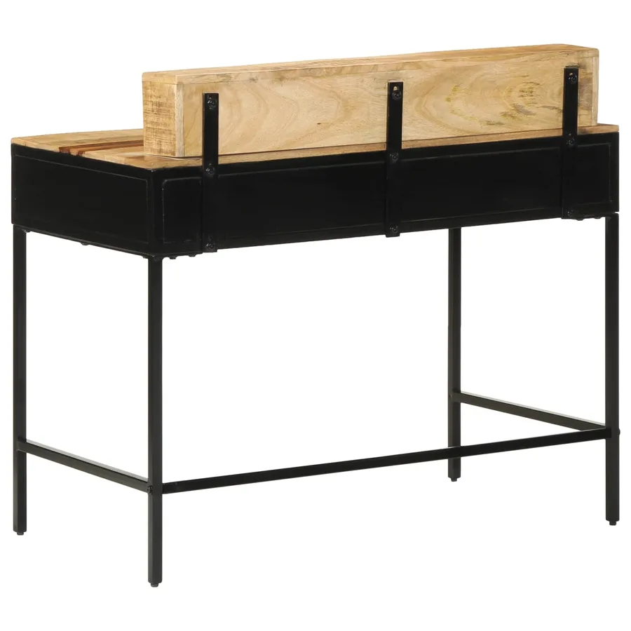 Table console avec tiroir Marron 100 x 55 x 89.5 cm - 7