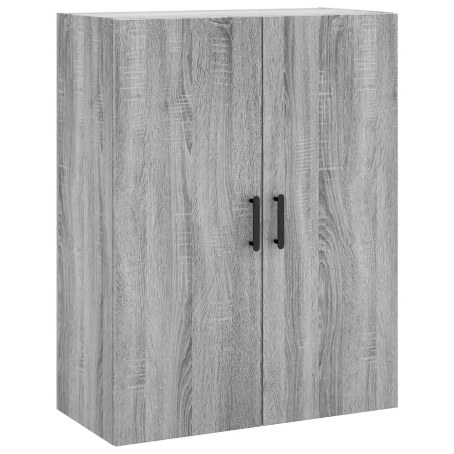 Buffet haut Sonoma gris 69,5x34x180 cm Bois d'ingénierie - 5