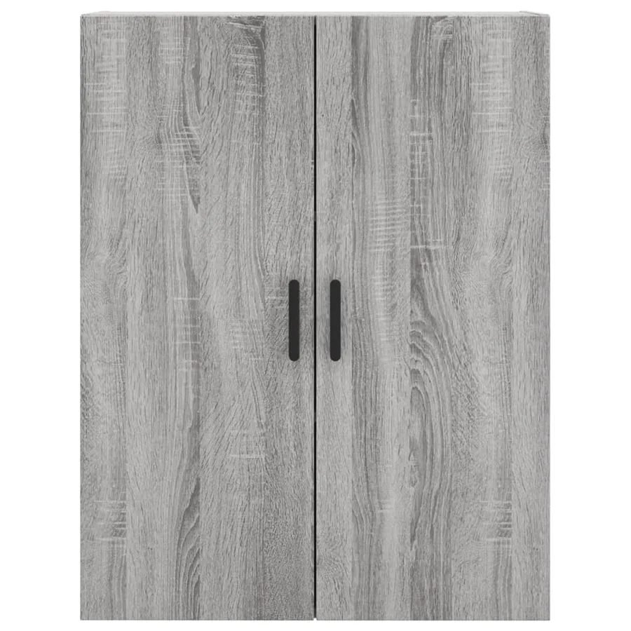 Buffet haut Sonoma gris 69,5x34x180 cm Bois d'ingénierie - 6