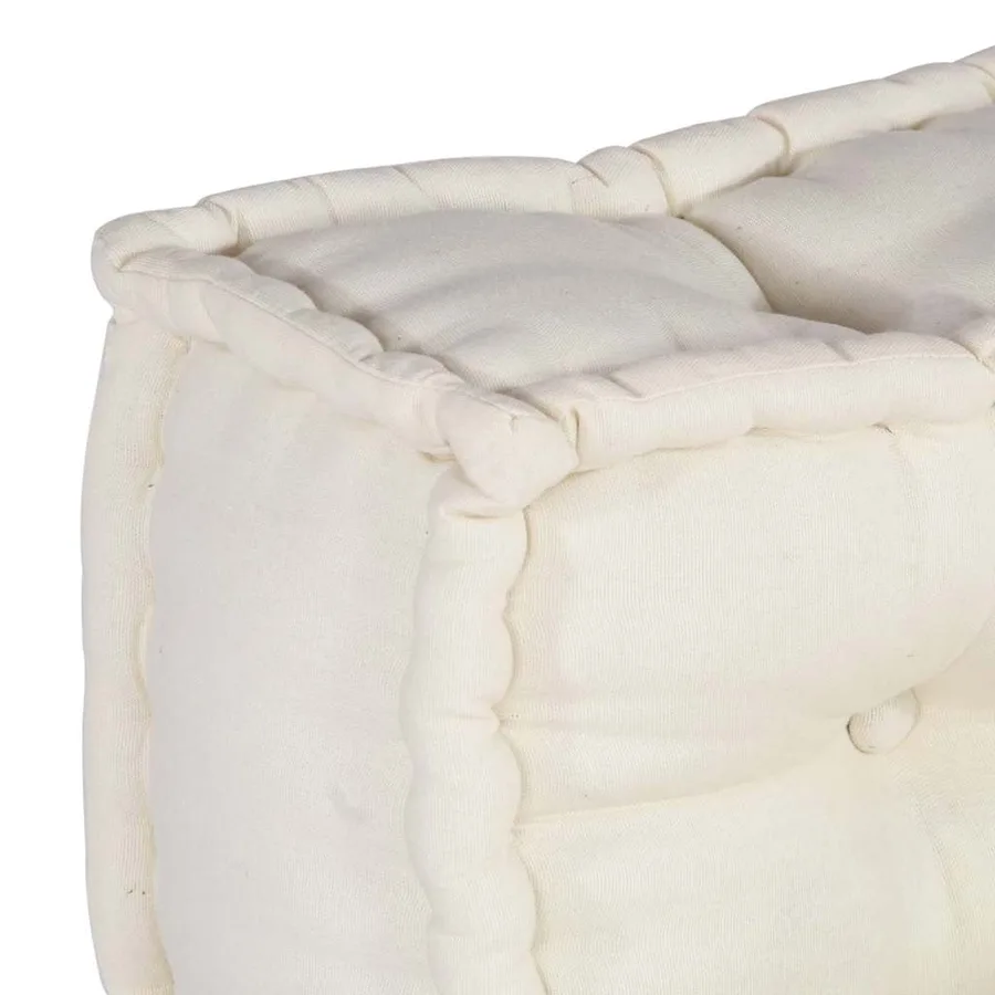 Coussin de canapé sur palette 2 pcs Crème 120 x 80 x 38 cm - 6