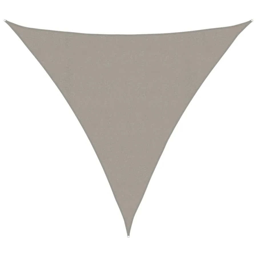 Voile d'ombrage 160 g/m² triangulaire 4,5x4,5x4,5 m PEHD - 2