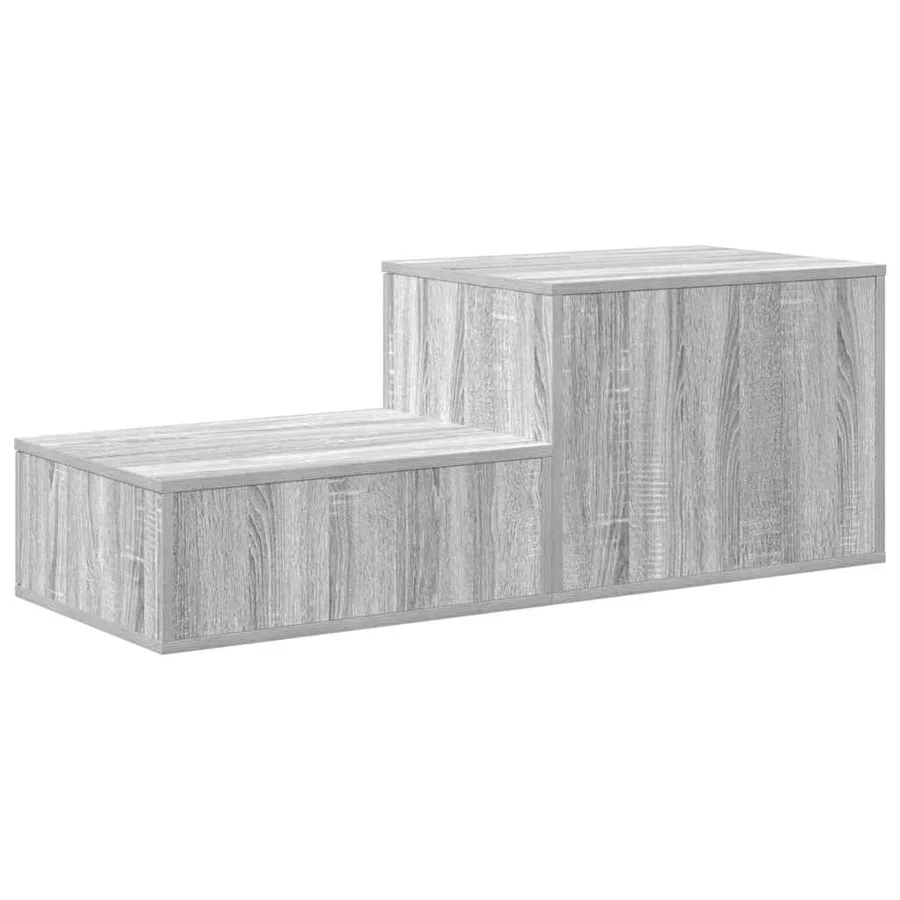 Armoire de rangement 2 pcs Gris Sonoma 118 x 41 x 40 cm - 9