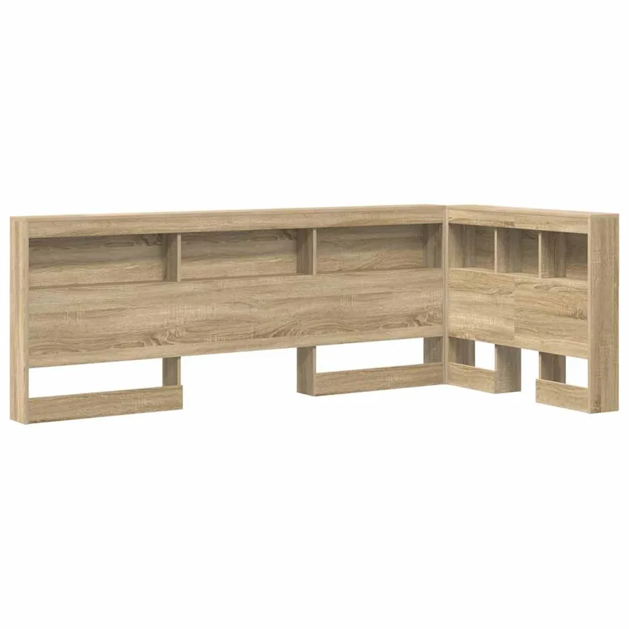 Tête de lit de rangement Chêne Sonoma 90 cm Bois d'ingénierie - 2