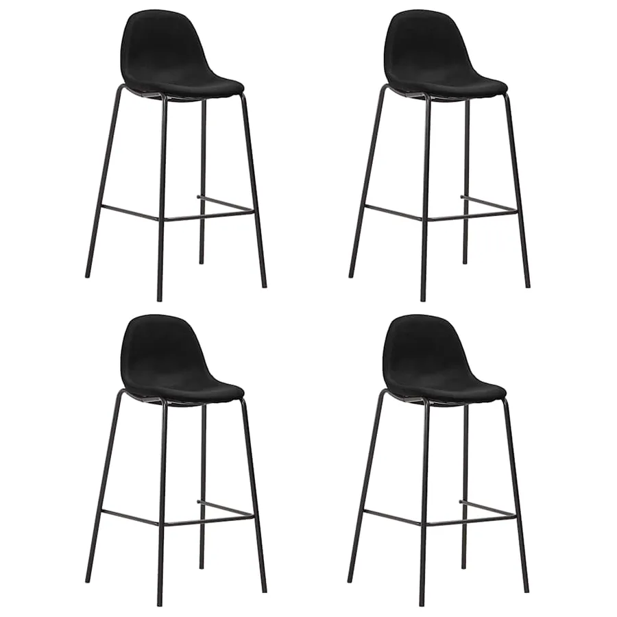 Ensemble de bar 5 pcs Tissu Noir - 5