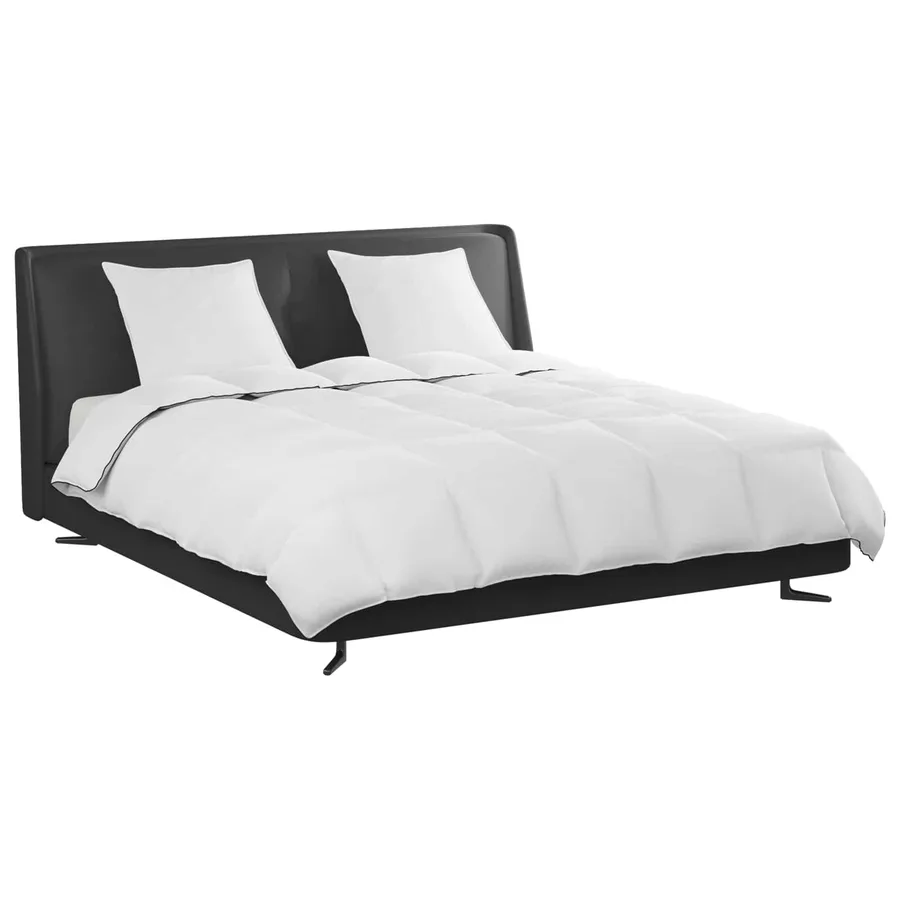 Duvet d'hiver avec oreiller 3 pcs Blanc Plume de canard - 3