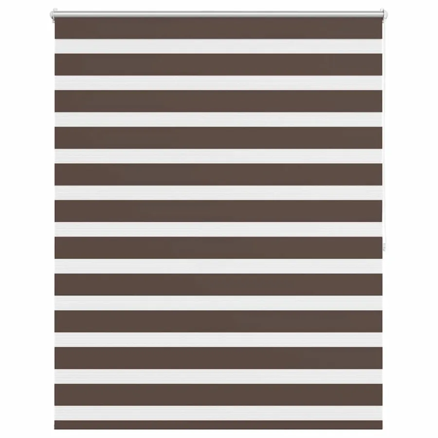 Store vénitien Zebra 120,9 x 175 cm, largeur du tissu 116,7 cm, couleur café - 2