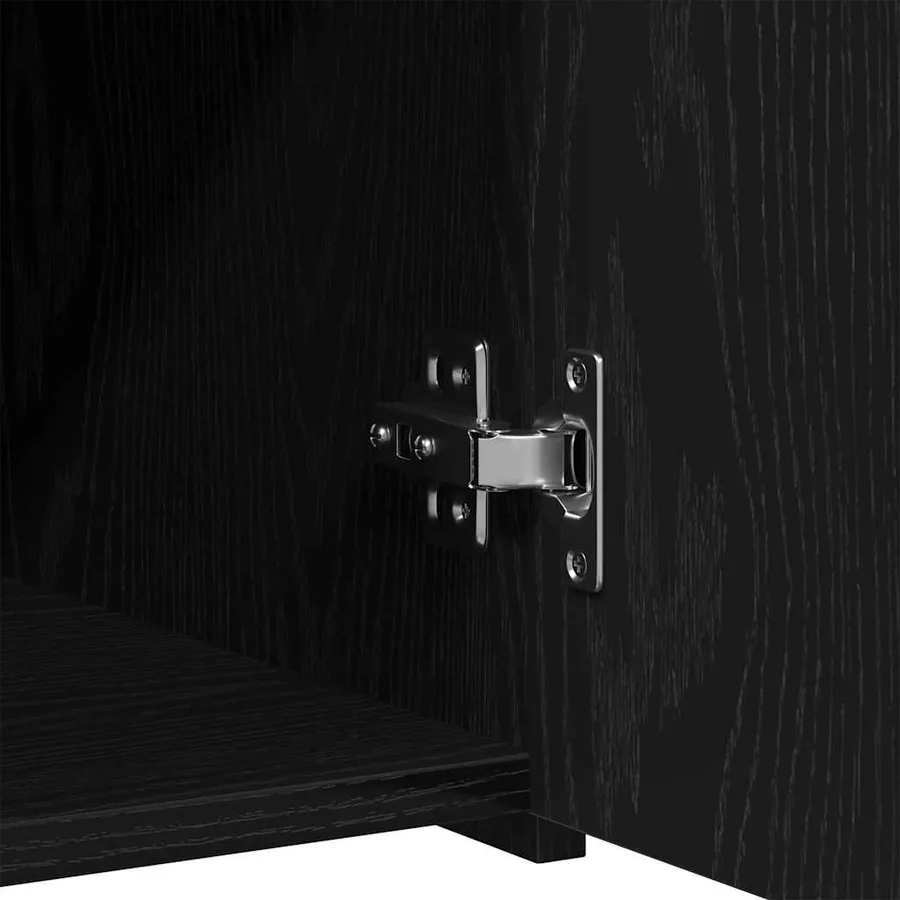 Buffet avec tiroir Chêne noir 30 x 42,5 x 93 cm - 10