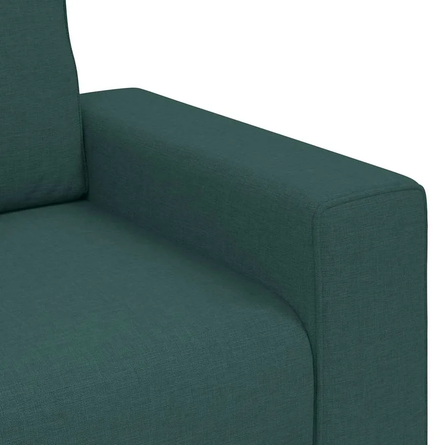 Canapé 2 places vert foncé 160 x 77 x 82 cm en tissu - 7