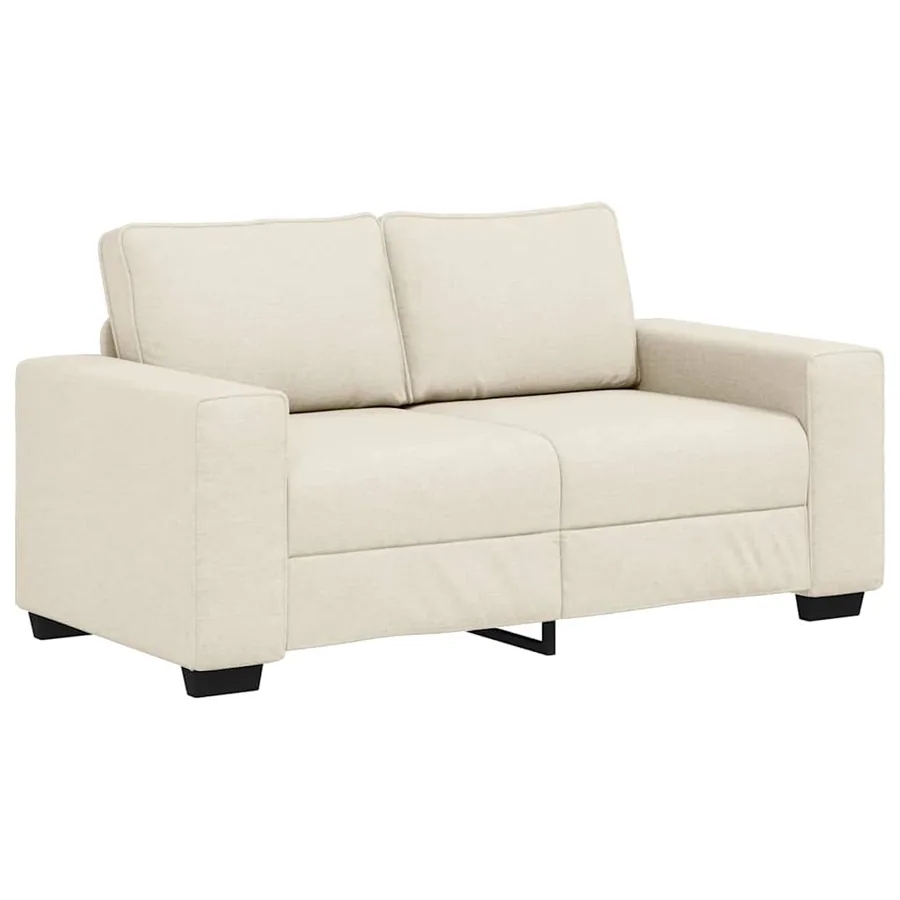 Canapé 3 pcs Beige 221 x 80 x 82 cm Tissu en lin mélangé - 5