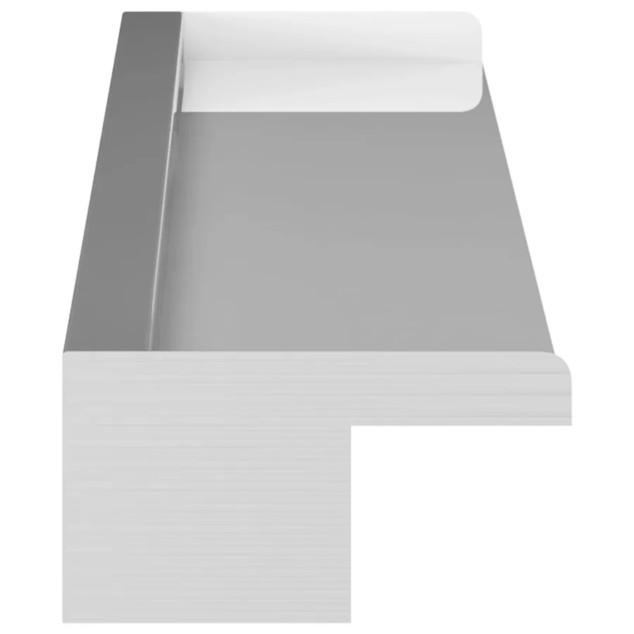 Lame d'eau rectangulaire pour piscine acier inoxydable 110 cm - 4