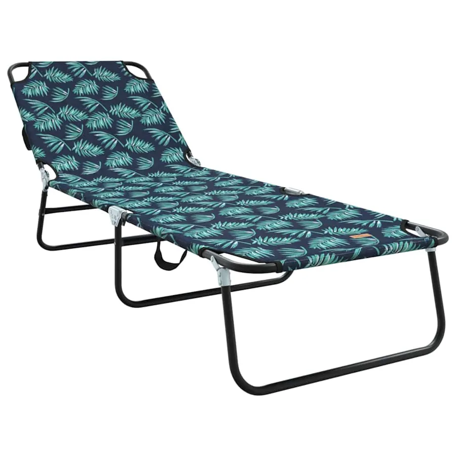 Chaise longue pliante Multicolore 188 x 57 x 86,5 cm Polyester - 2