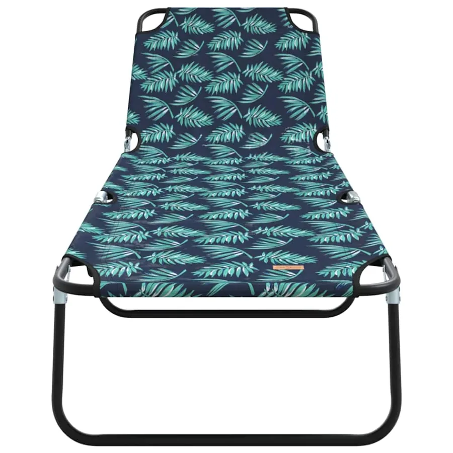 Chaise longue pliante Multicolore 188 x 57 x 86,5 cm Polyester - 4