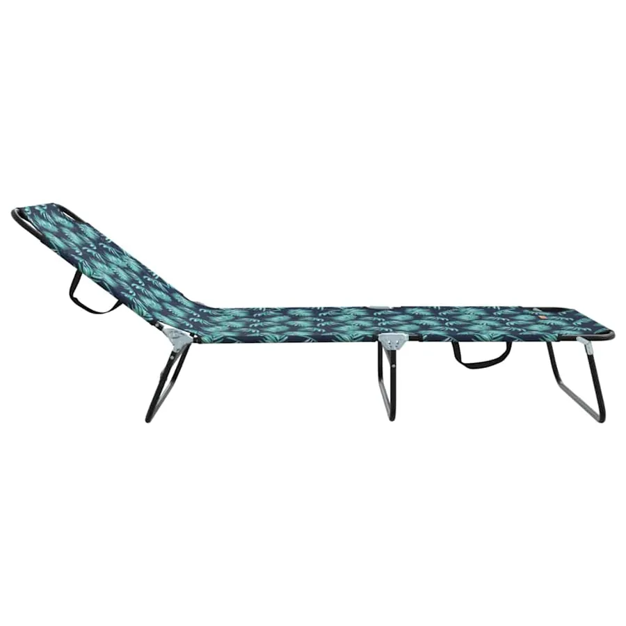 Chaise longue pliante Multicolore 188 x 57 x 86,5 cm Polyester - 5