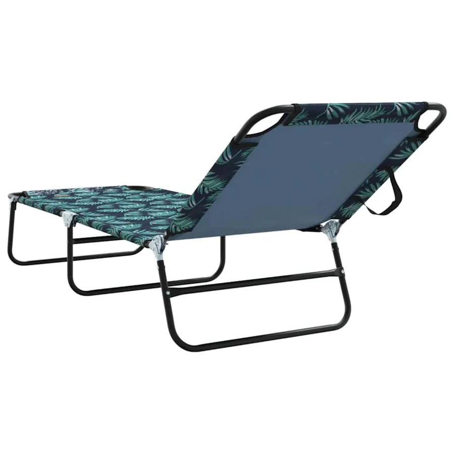 Chaise longue pliante Multicolore 188 x 57 x 86,5 cm Polyester - 6