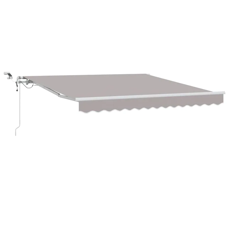 Auvent rétractable Gris clair 350 x 250 cm Polyester - 2