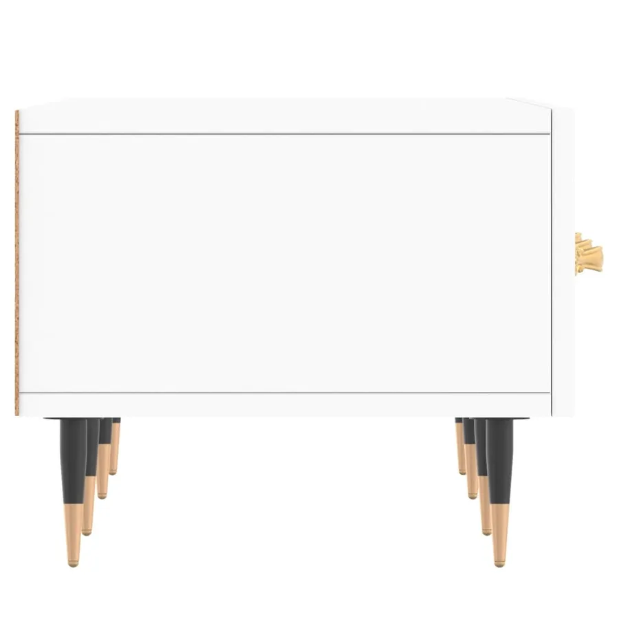 Meuble TV blanc 150x36x30 cm bois d'ingénierie - 7