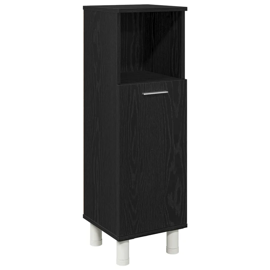 Ensemble de mobilier de salle de bain avec étagère 3 pcs Noir - 7
