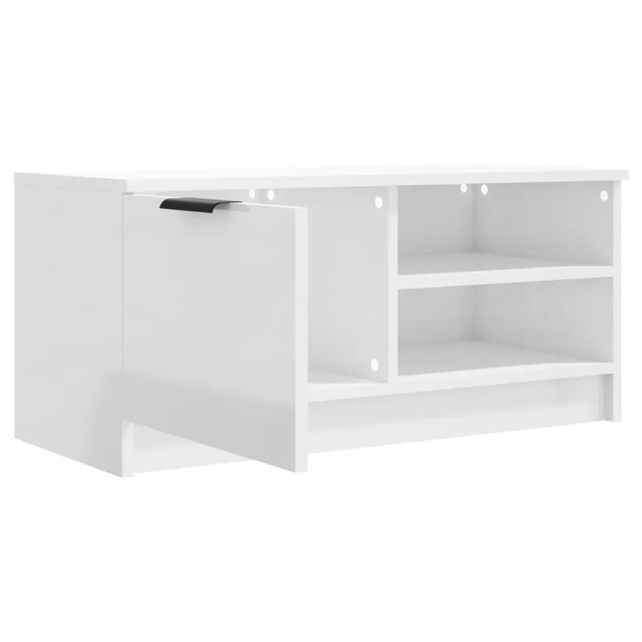 Meubles TV 2 pcs Blanc brillant 80x35x36,5 cm Bois d'ingénierie - 7
