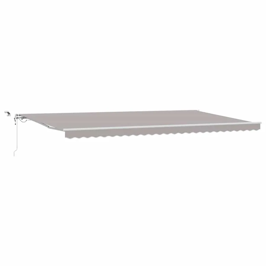Auvent rétractable Gris clair 600 × 350 cm Polyester - 2