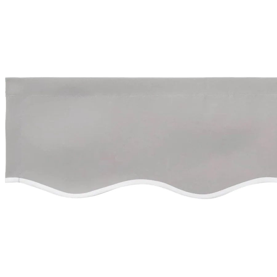 Toile de rechange pour auvent Gris clair 3,5 x 2 m Polyester - 6