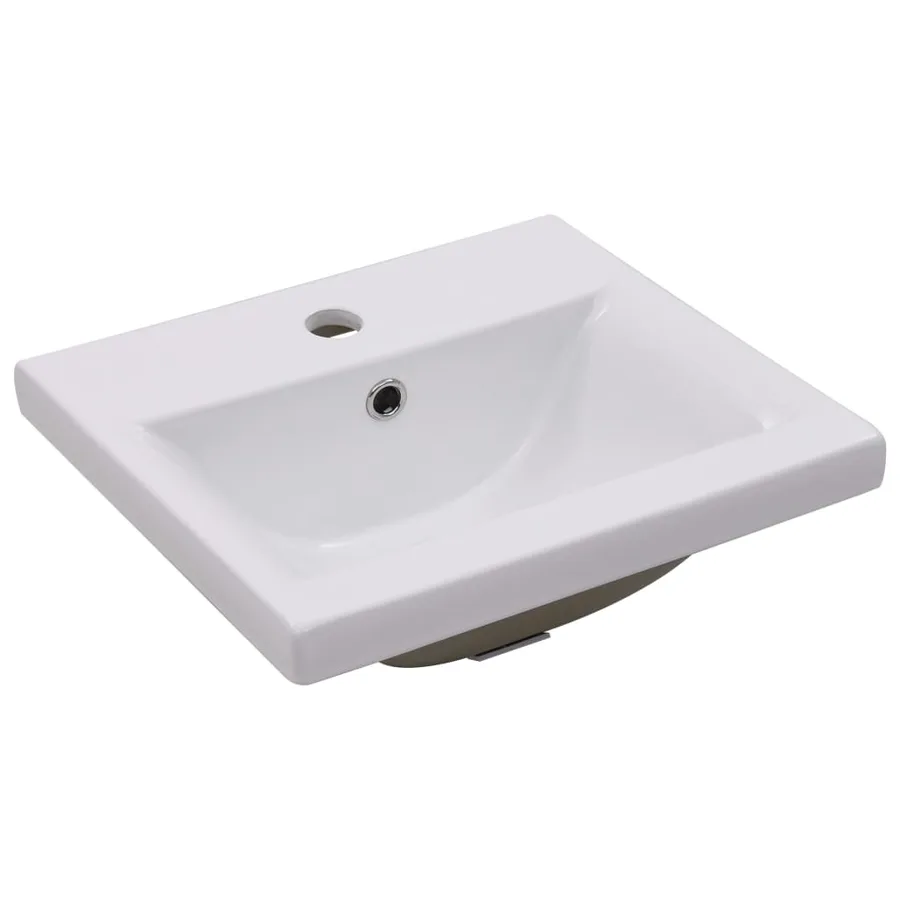 Ensemble de meubles de salle de bain Blanc Aggloméré - 12
