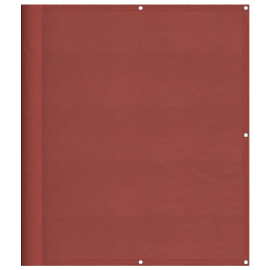 Paravent de balcon couleur terre cuite 120 x 1000 cm 100 % polyester Oxford - 2