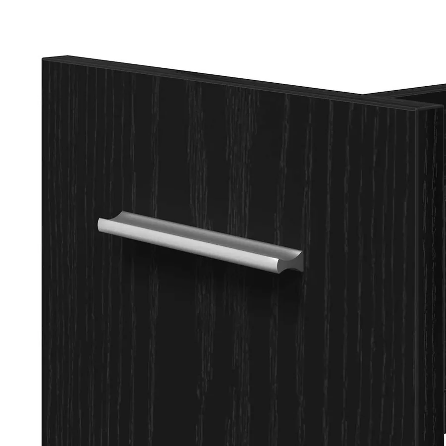 Armoire avec roue Chêne noir 60 x 22 x 79 cm - 10