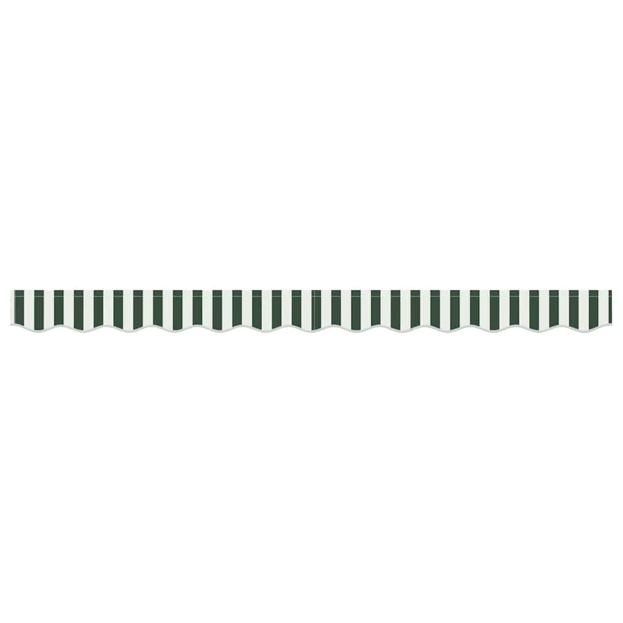 Remplacement de lambrequin Vert et blanc 3,5 m Polyester - 4