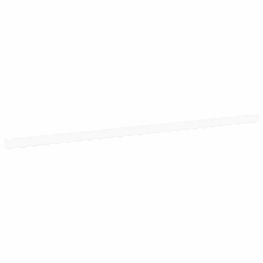 Remplacement de lambrequin Blanc 6 m Polyester - 2
