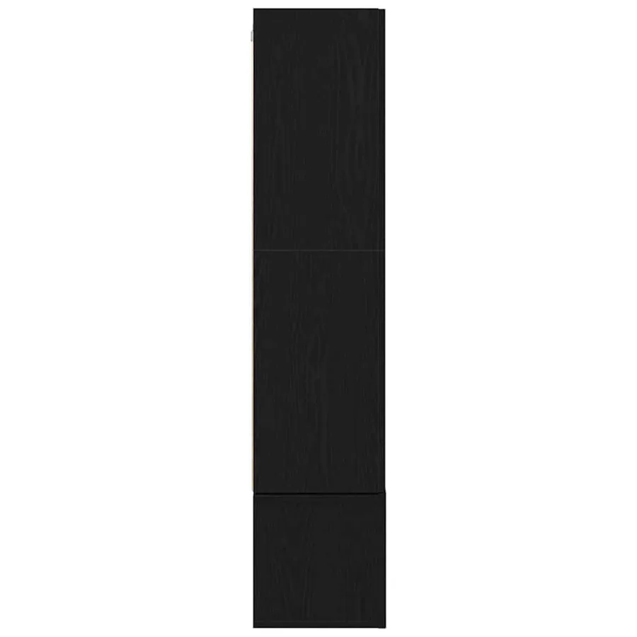 Ensemble meuble TV 6 pcs Chêne noir Bois d'ingénierie - 6