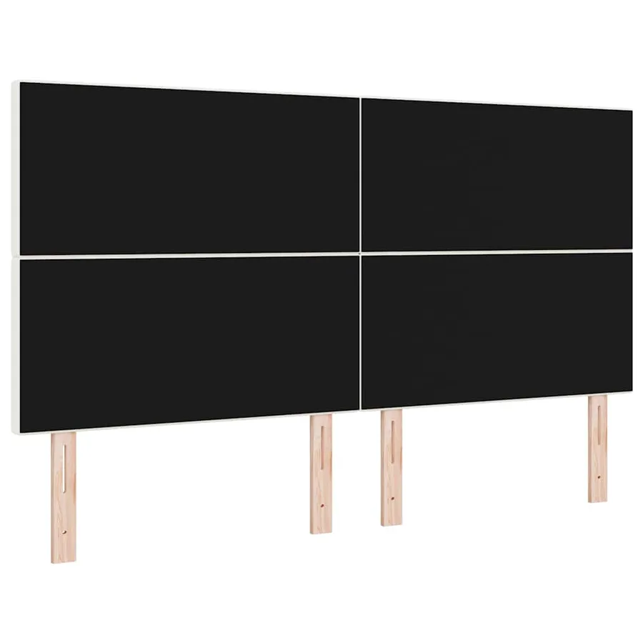 Tête de lit LED Crème 180 cm Tissu en velours côtelé - 7