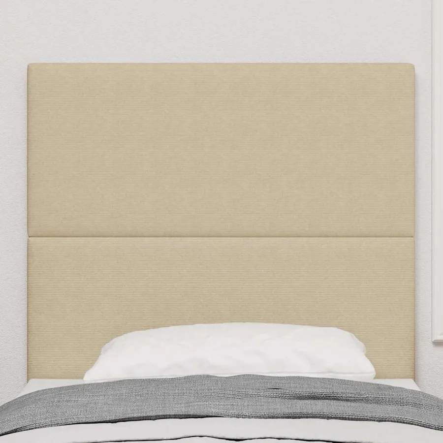 Tête de lit Gris Vert Clair 100 cm Tissu en velours côtelé - 3