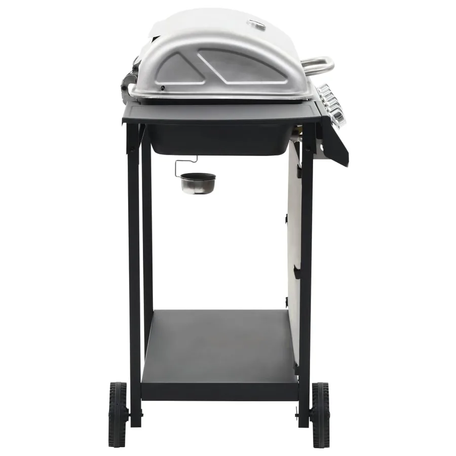 Barbecue au gaz avec 6 zones de cuisson Inox Argenté - 4