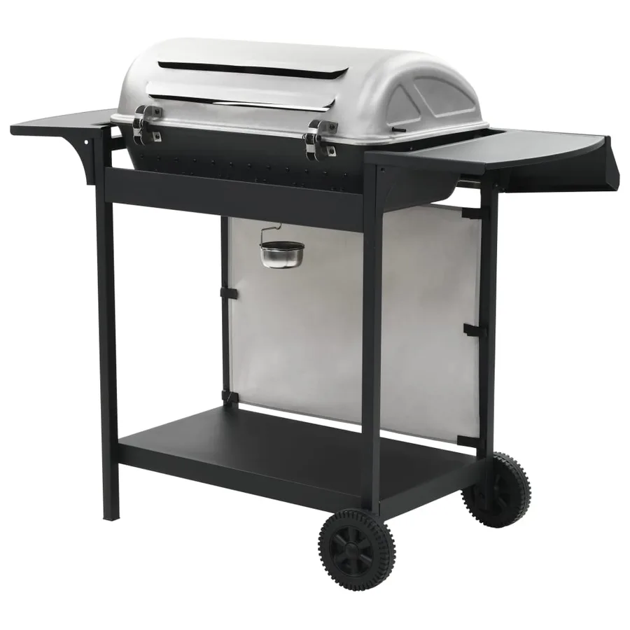 Barbecue au gaz avec 6 zones de cuisson Inox Argenté - 5