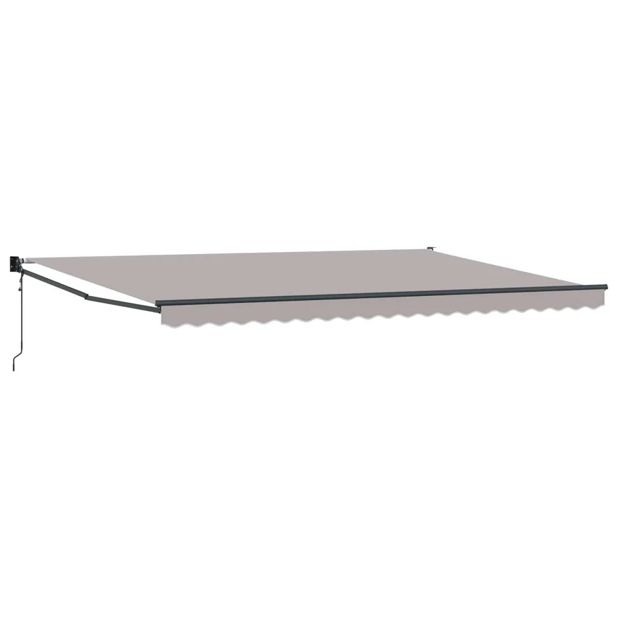 Auvent rétractable Gris clair 500 x 300 x 165 cm - 2