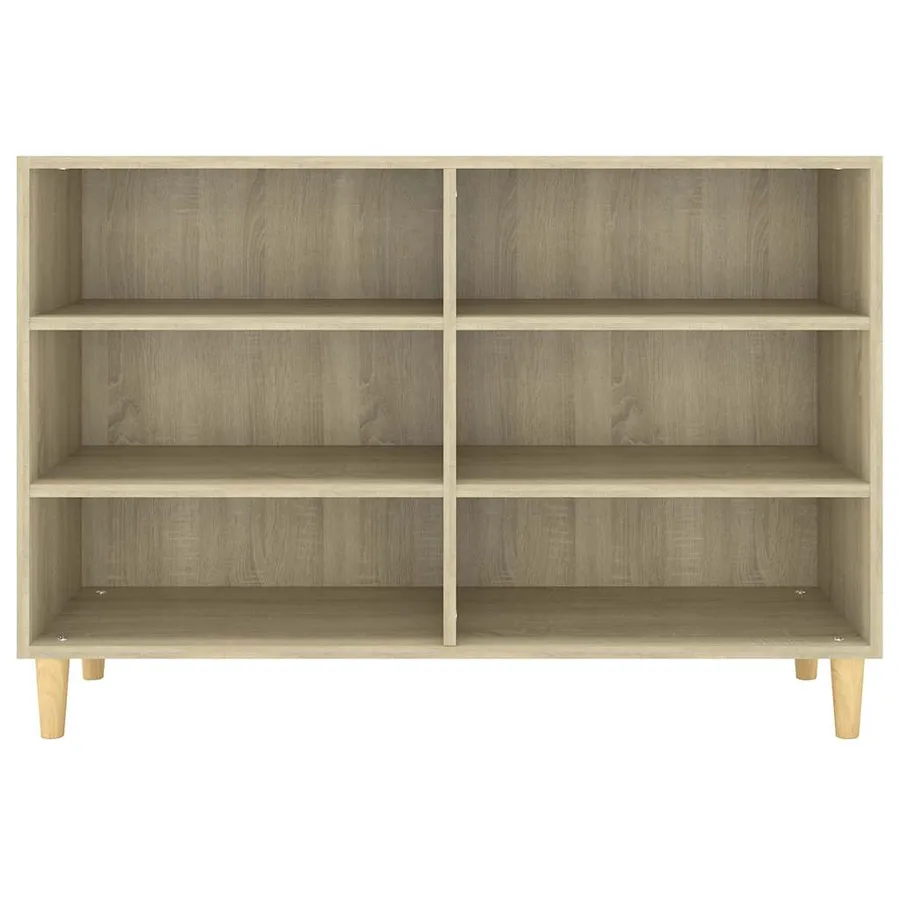 Buffet chêne sonoma 103,5x35x70 cm bois d'ingénierie - 4