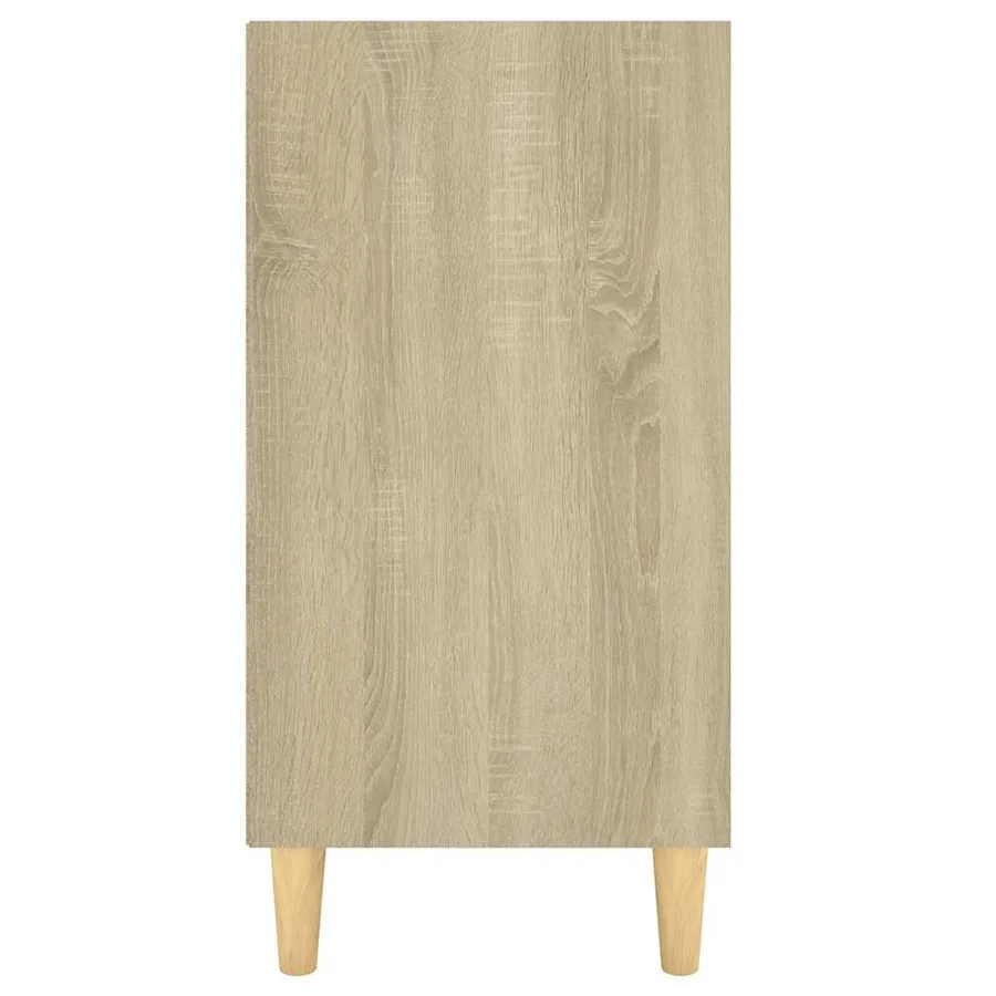 Buffet chêne sonoma 103,5x35x70 cm bois d'ingénierie - 5